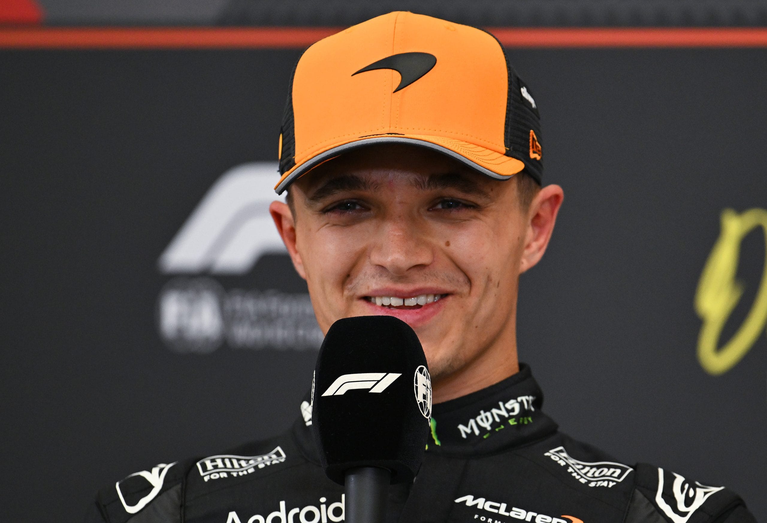 Lando Norris celebrates 2025 F1 World Championship title victory