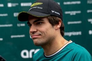 Lance Stroll driving for Aston Martin in 2025 F1 season