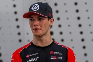 Oliver Bearman discussing his Ferrari hopes after rookie season with Haas F1 Team