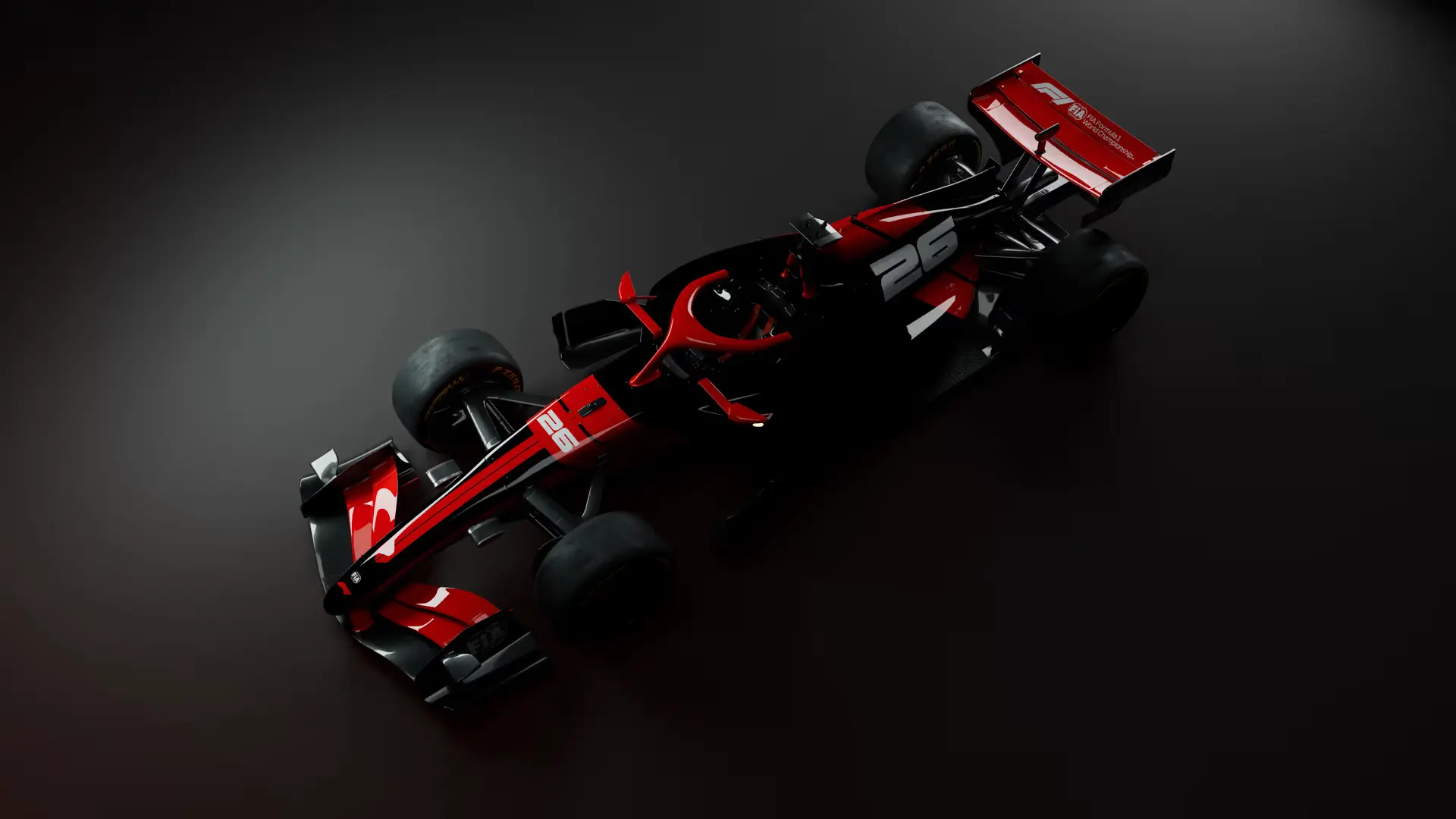 F1 2026 car rendering showing active aero and new design philosophy